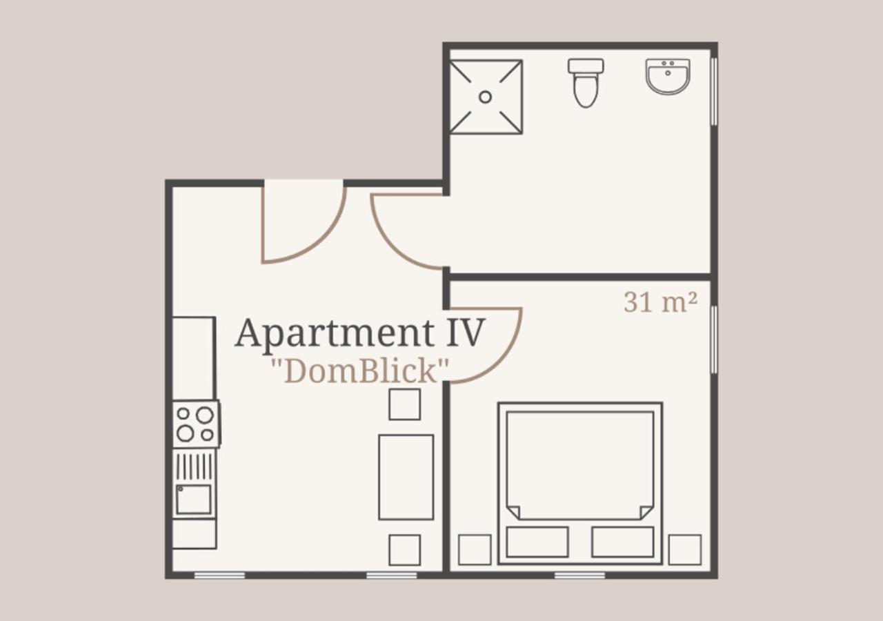 Dom Apartment IV - Modern & Zentral Mit Kostenfreiem Parkplatz Fulda Eksteriør bilde